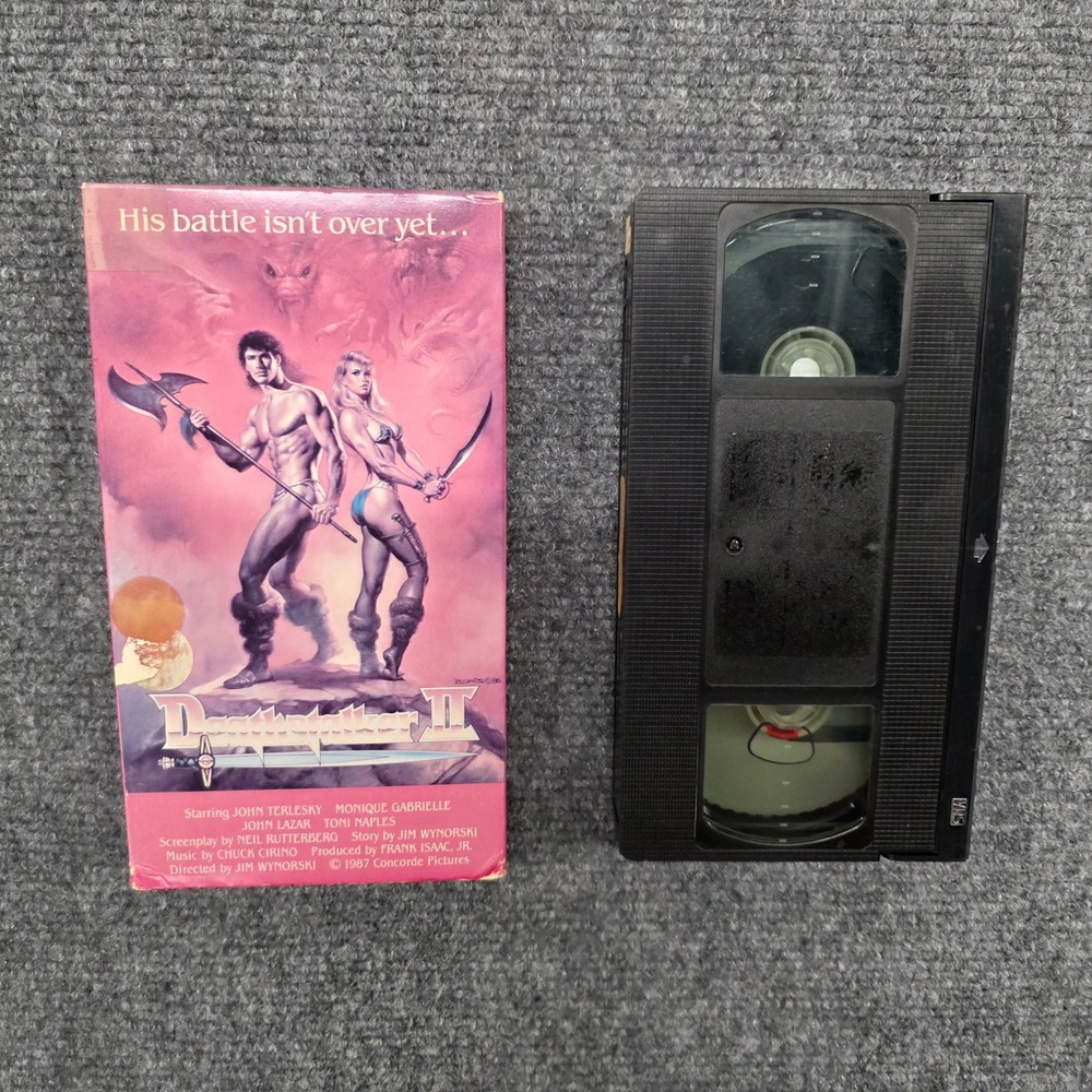 Deathstalker II VHS 1987 Vestron Video Fantasy Cult Classic John Terlesky